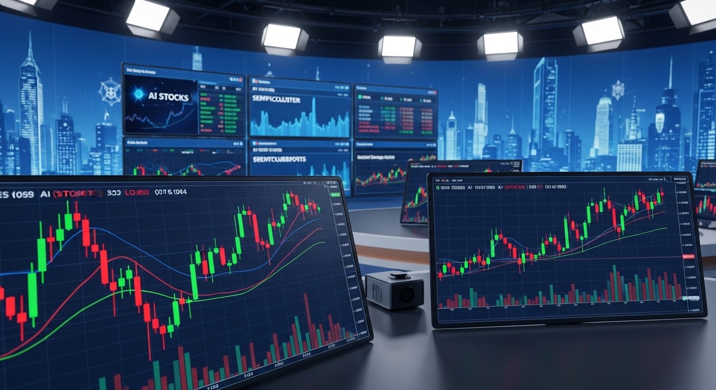 Stocks Pull Back From Record Highs as Financials and Software Slide, AI Leaders Show Strength