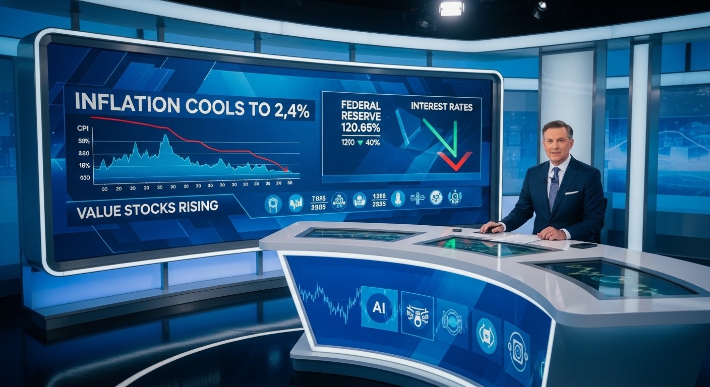Inflation Cools to 2.4% as Markets Weigh Fed Rate Cuts and a Shift Toward Value Stocks