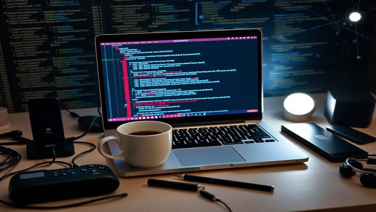 Tecnología, café y código, ambiente acogedor para aprender
