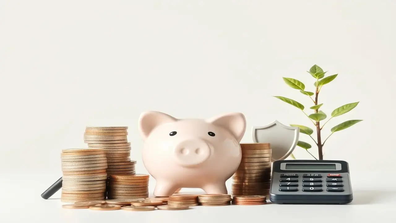 Ahorro y protección familiar minimalista