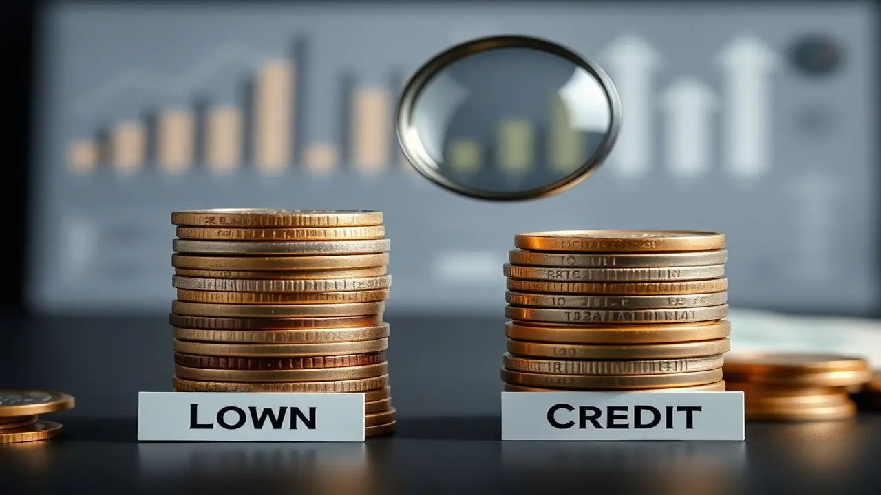 Crédito y préstamos: análisis financiero claro